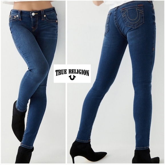 True Religion Denim - True Religion Dark Wash Skinny Jeans